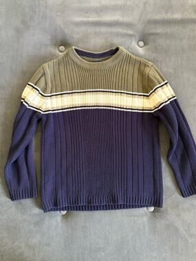 Vintage High Sierra striped colorblock sweater
